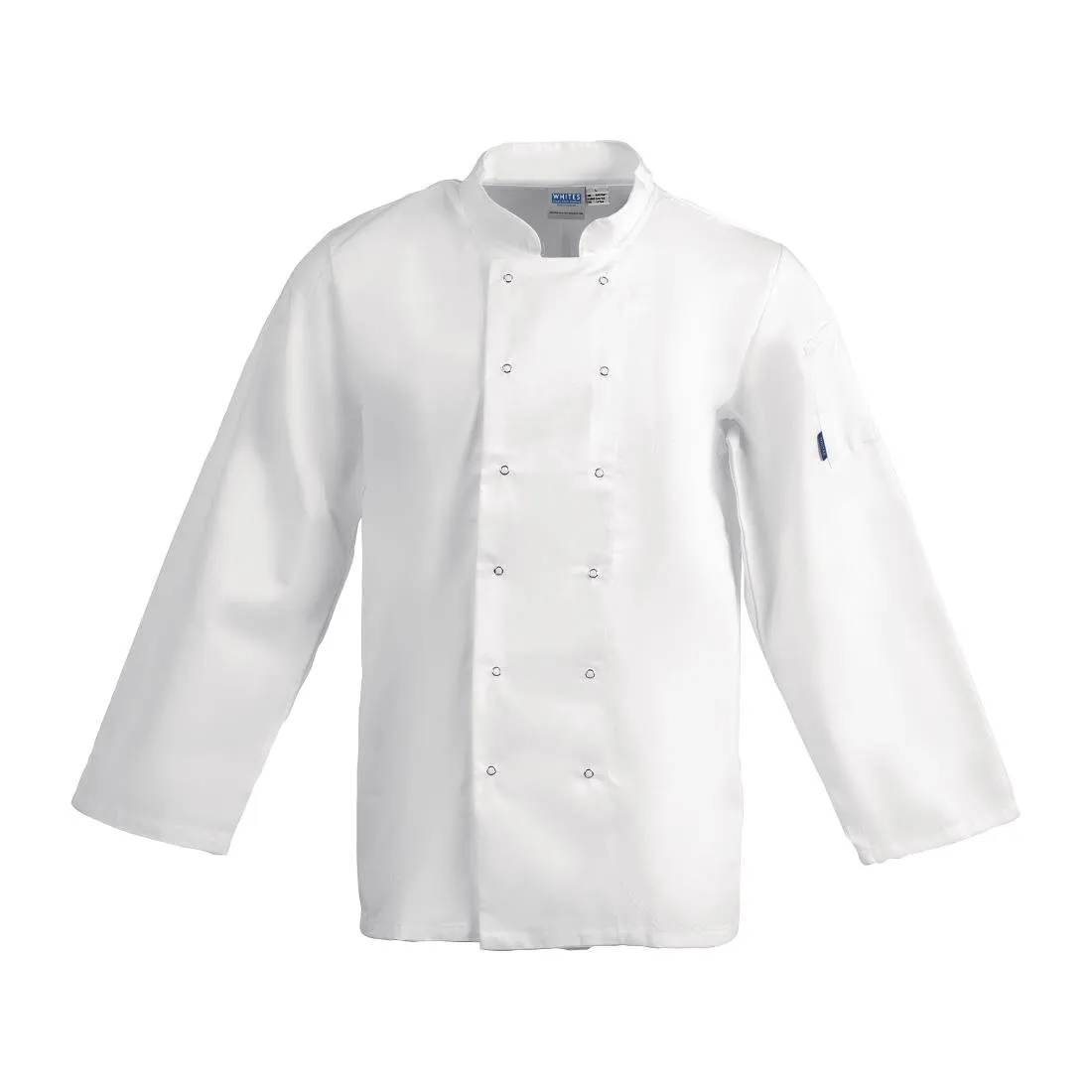 A134-XXL Whites Vegas Unisex Chefs Jacket Long Sleeve White XXL