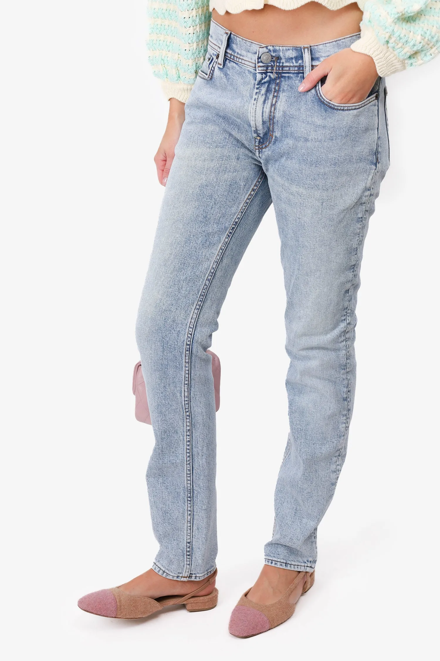 Acne Studios Blue 'North Marble Wash' Jeans Size 30