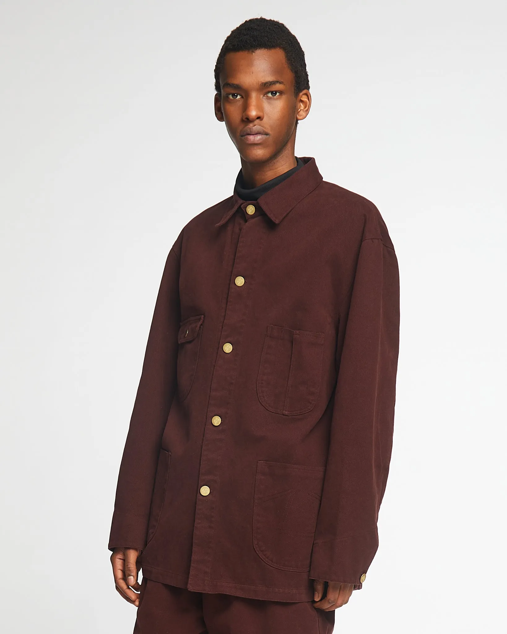 Alcatraz Jacket Brushed Twill Wine