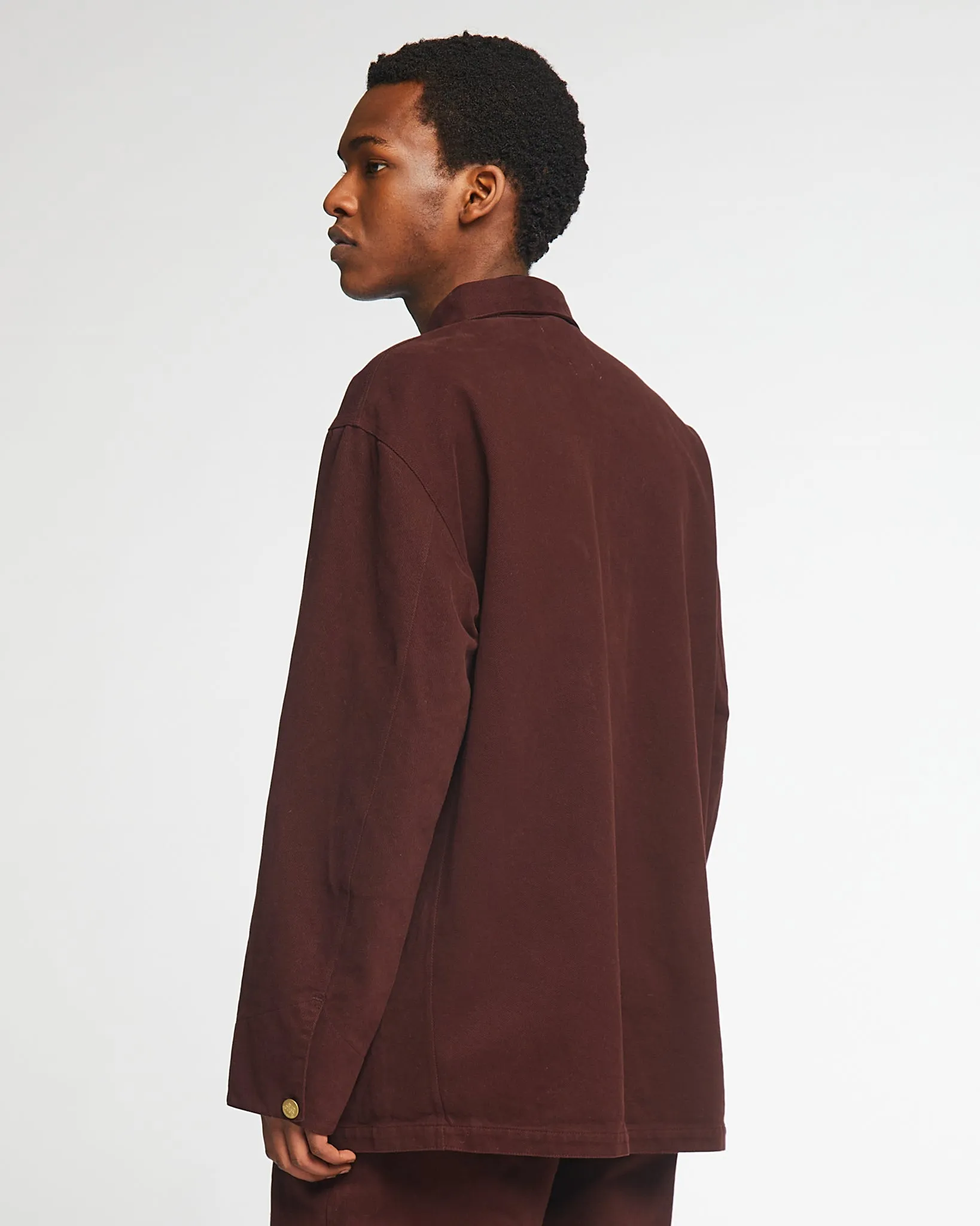 Alcatraz Jacket Brushed Twill Wine