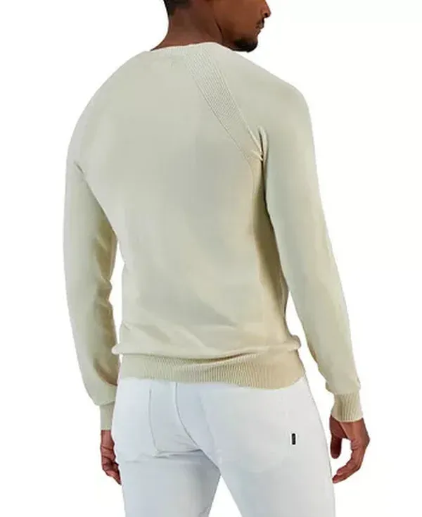 Alfani Mens Ribbed Raglan Sweater