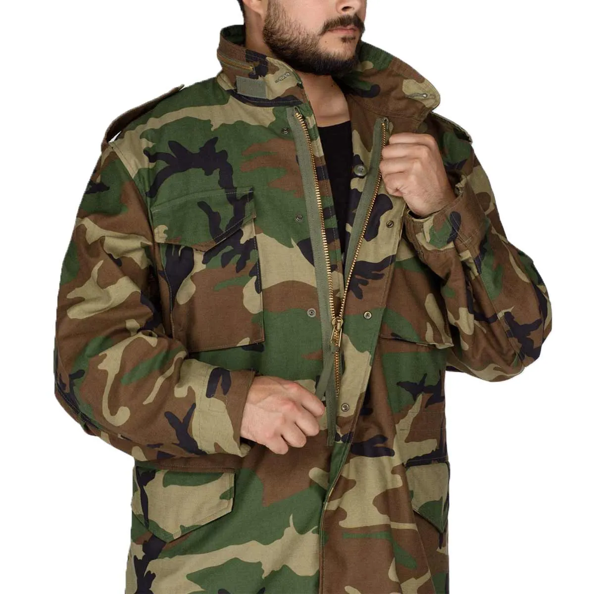 Alpha Industries M-65 Field Jacket Woodland Camo