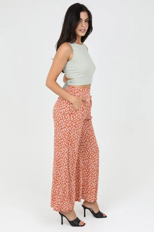 ANG111 - CACTUS WIDE LEG PANT