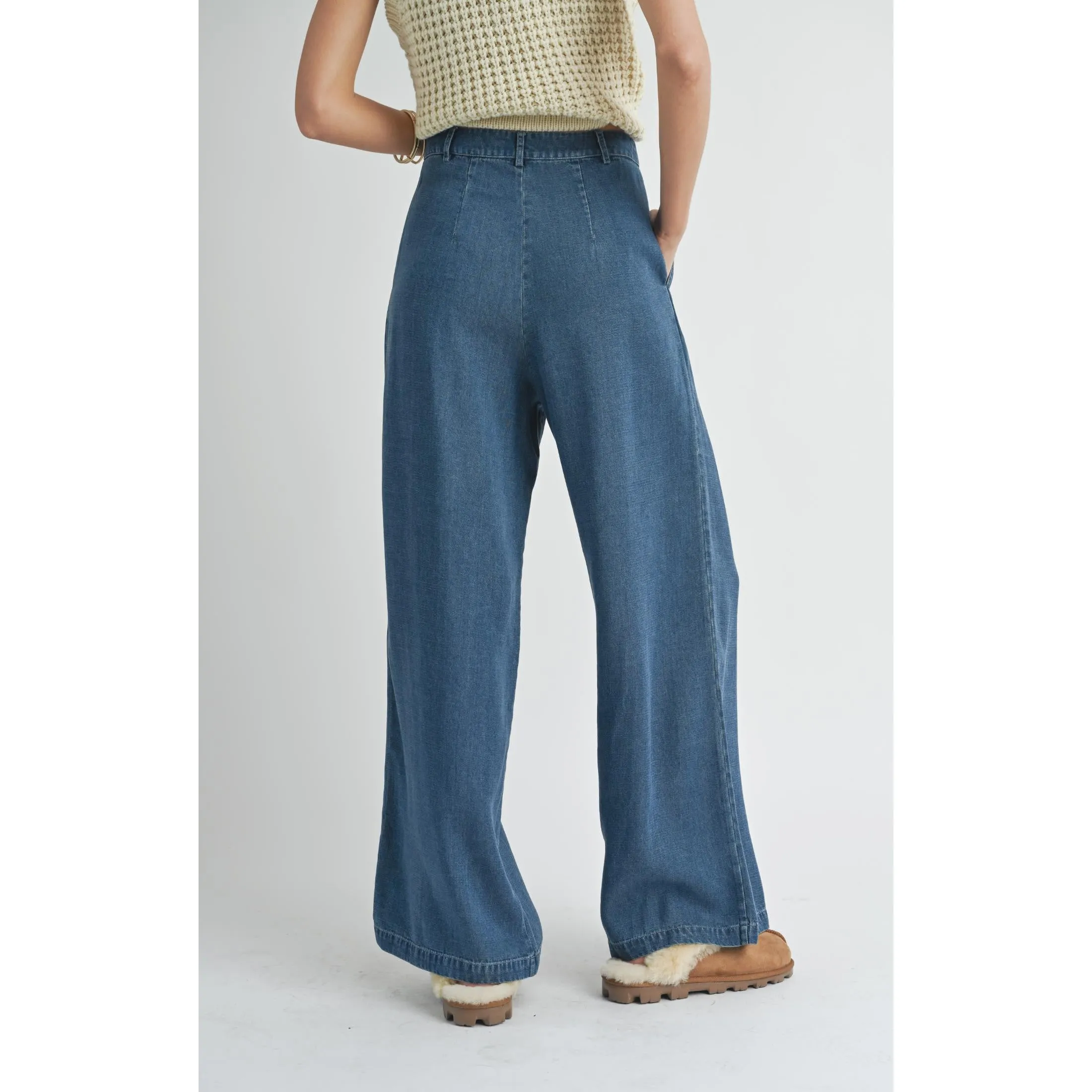 ARCHIVES WIDE LEG PANTS