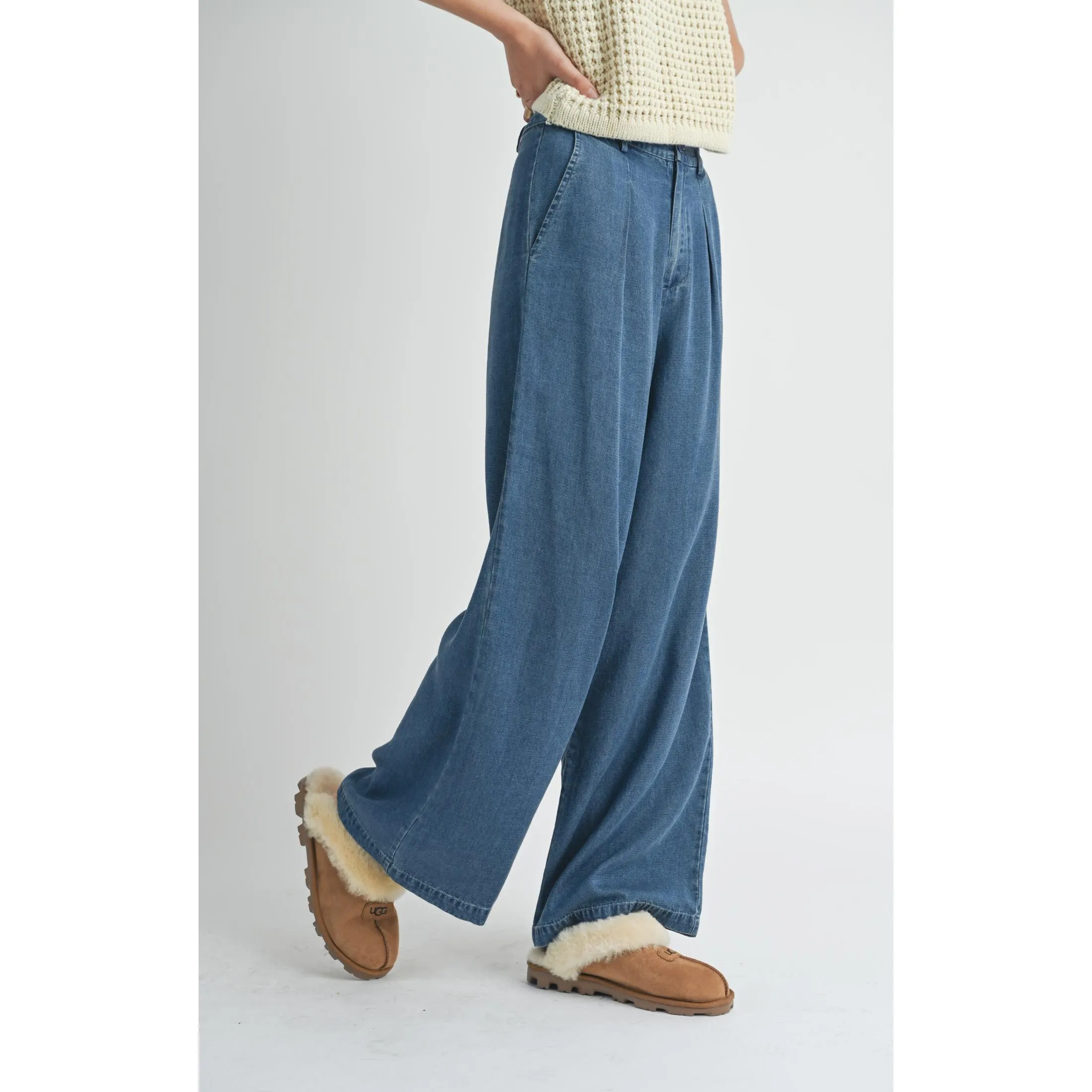 ARCHIVES WIDE LEG PANTS