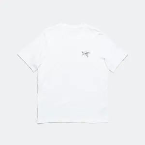 Arc'Multi Bird Logo SS T-Shirt - White Light