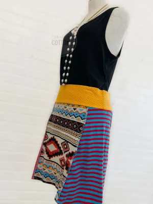 Aztec Stripe Funky Knit Skirt