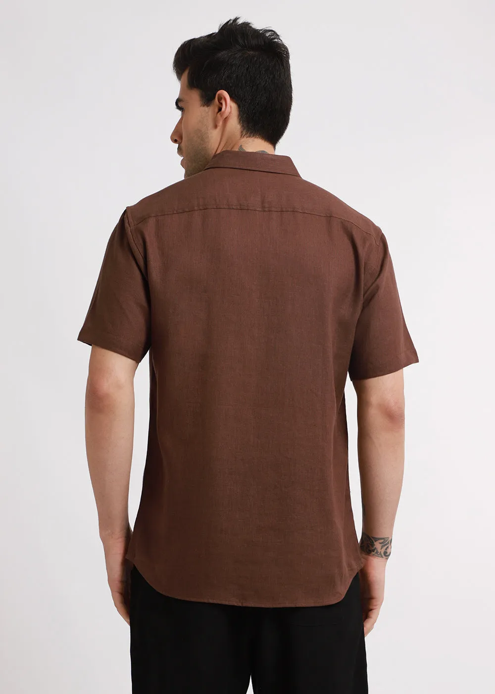 Batiste Brown Linen shirt