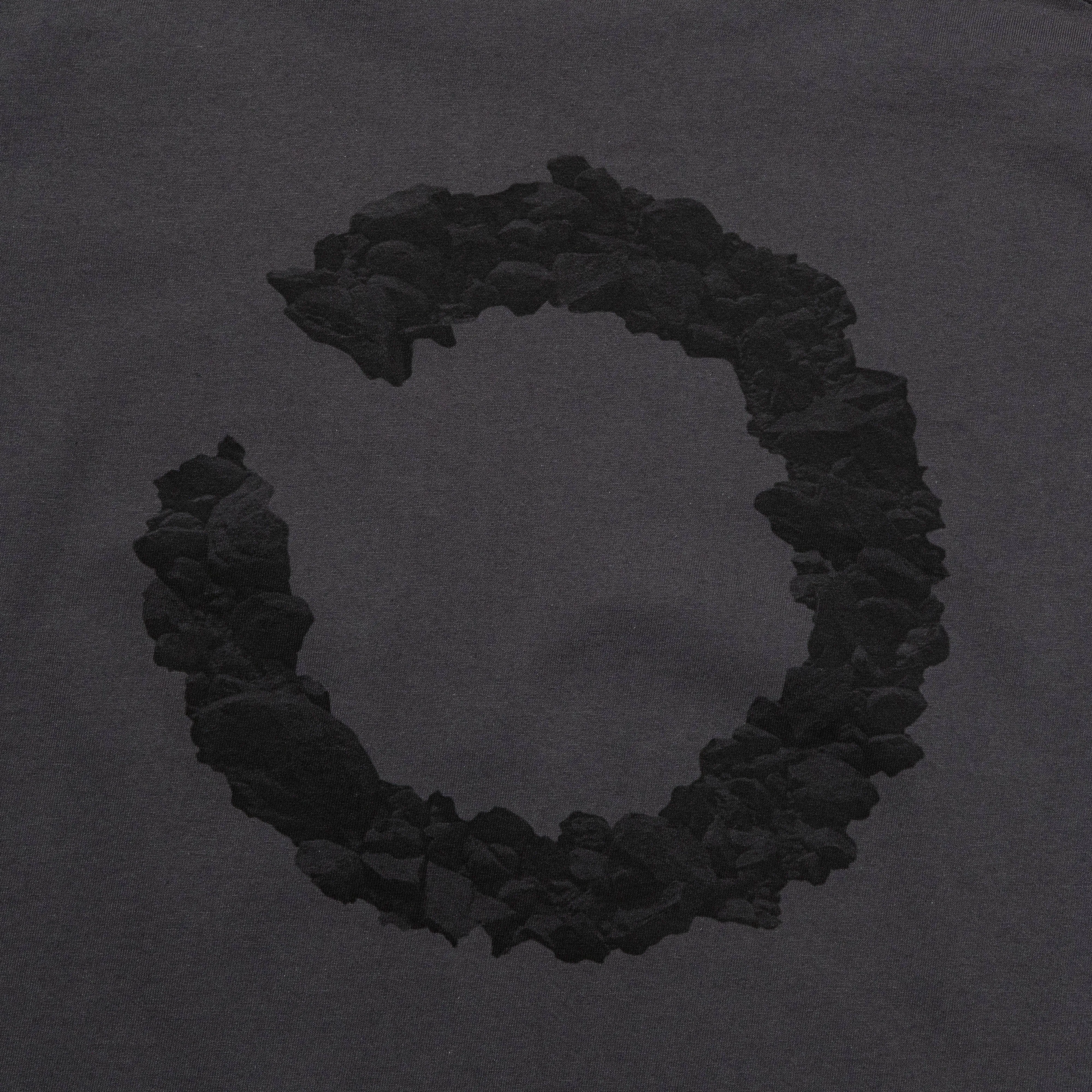 Boulder Print SS T-Shirt - Anthracite