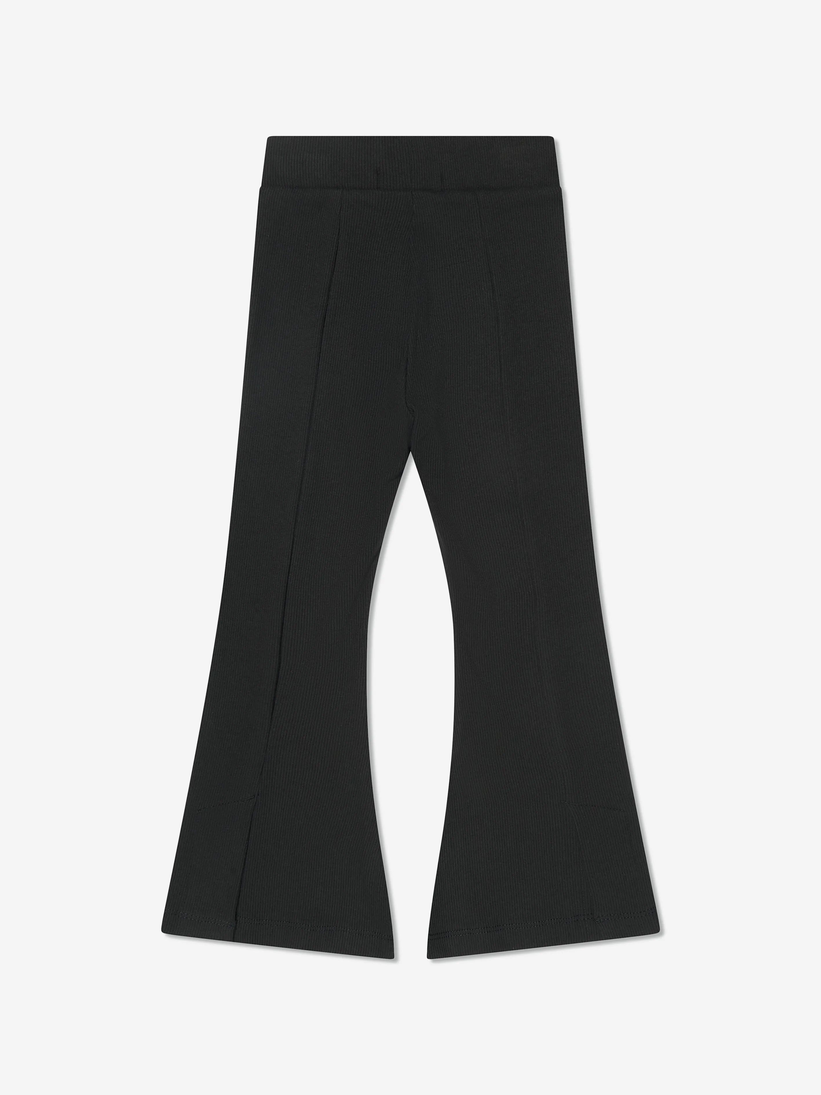 Calvin Klein Girls Flared Trousers in Black