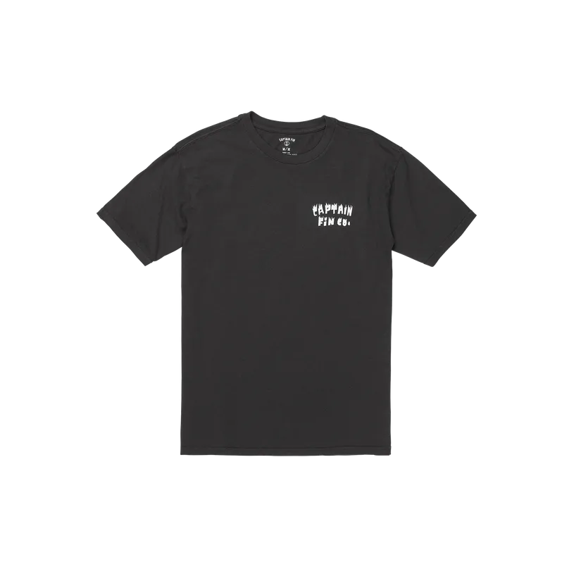 Captain Fin Co Ozzy Wrong Flamer Short Sleeve Tee - BLACK