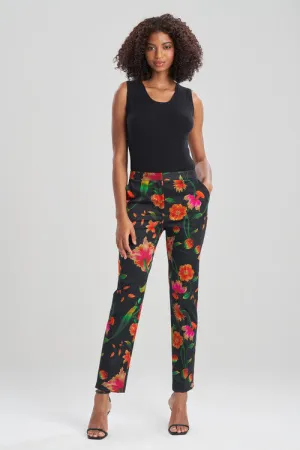 Chikayo-Cotton Sateen Pants