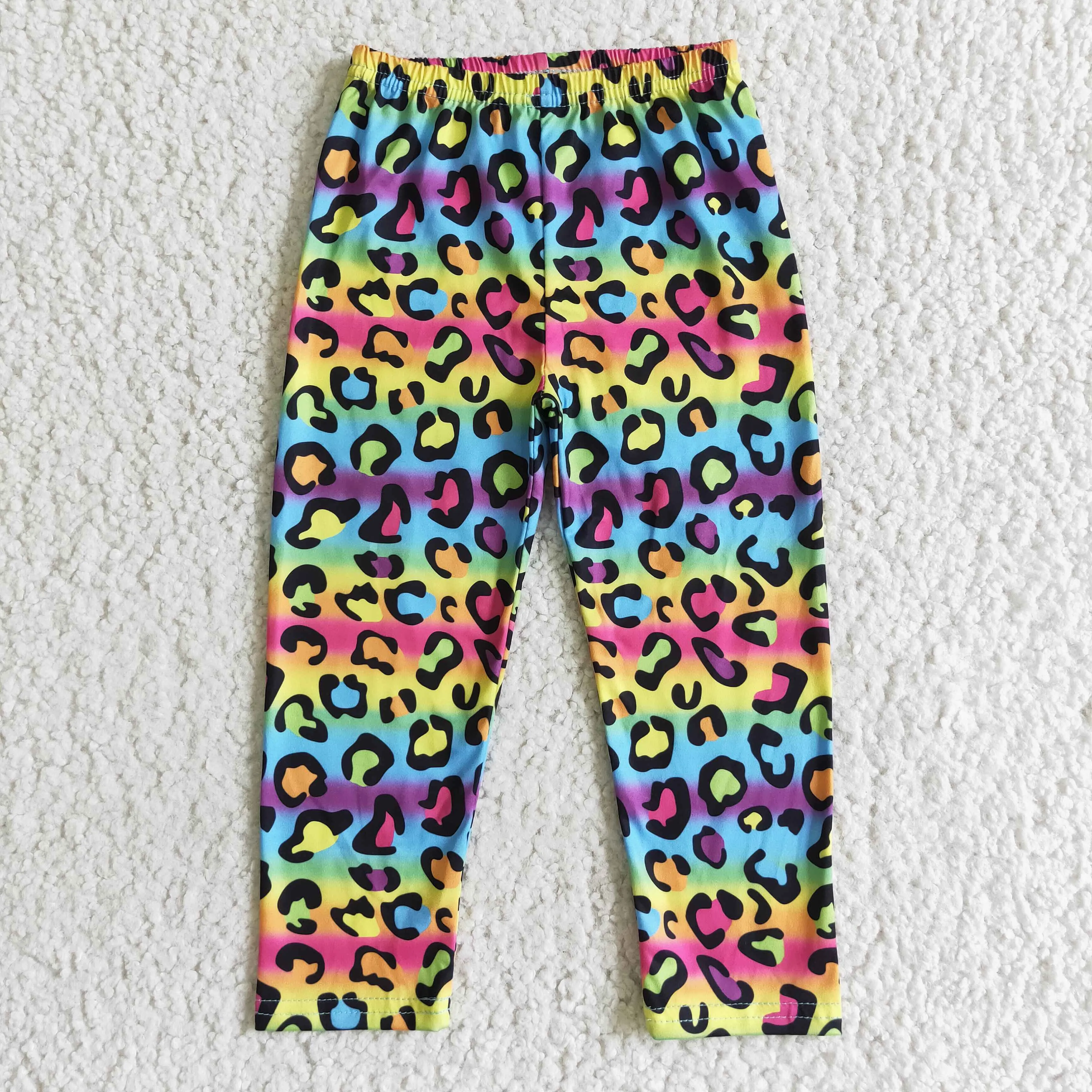 Colorful Leoaprd Long Pants P0015