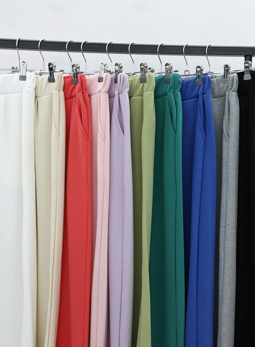 Colorful Slit Sweat Pants OU6