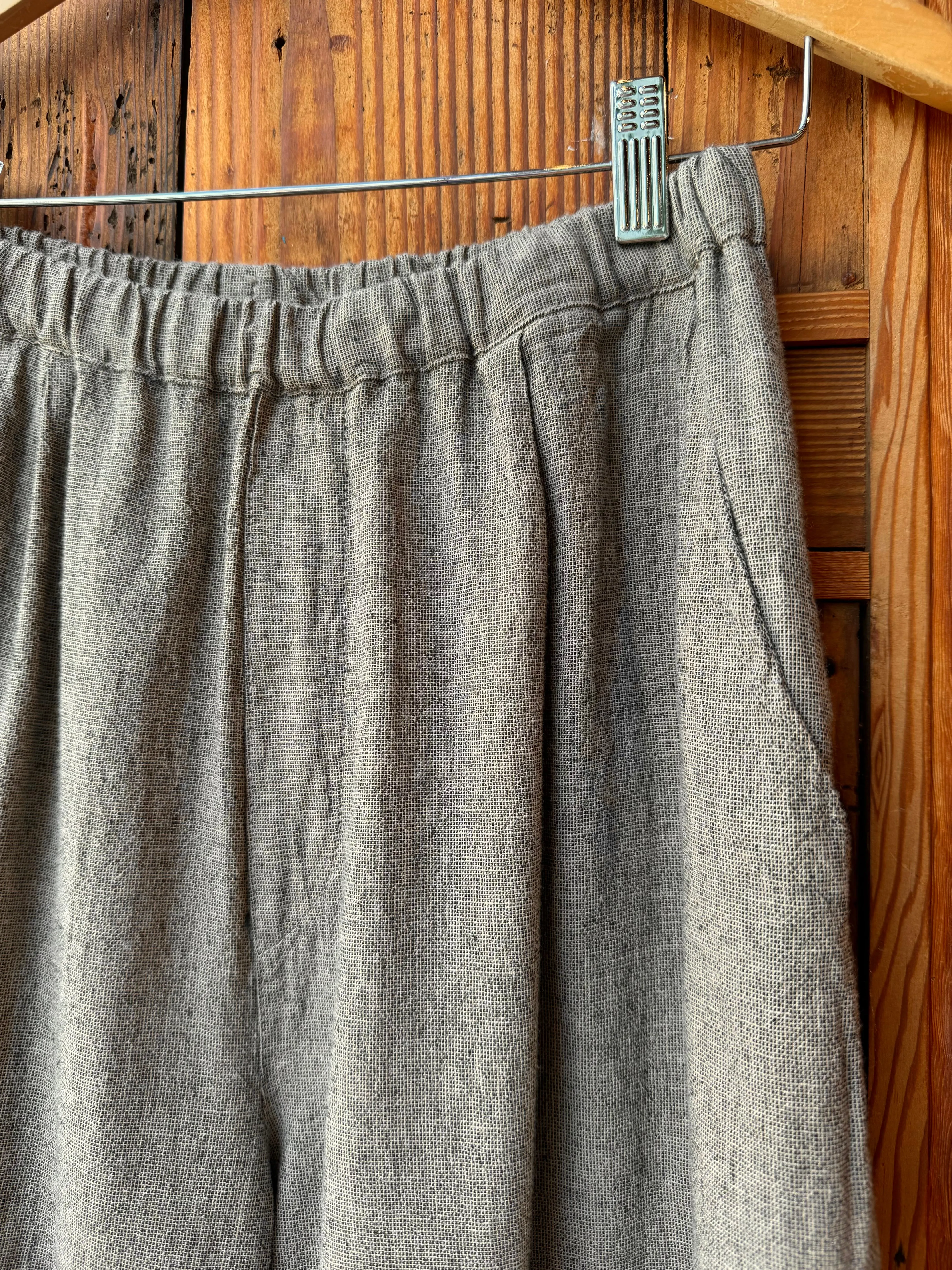 Crosshatch Pleat Pant