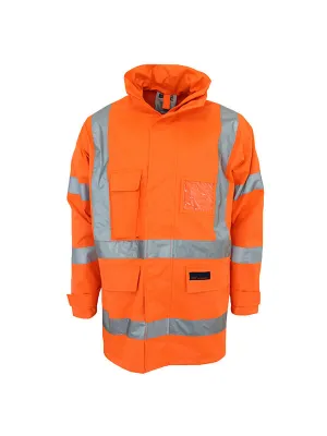 DNC Hi Vis "X" Back Rain Jacket Bio Motion Tape (3996)