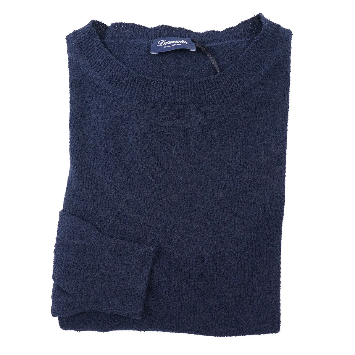 Drumohr Terry Textured Cotton Sweater