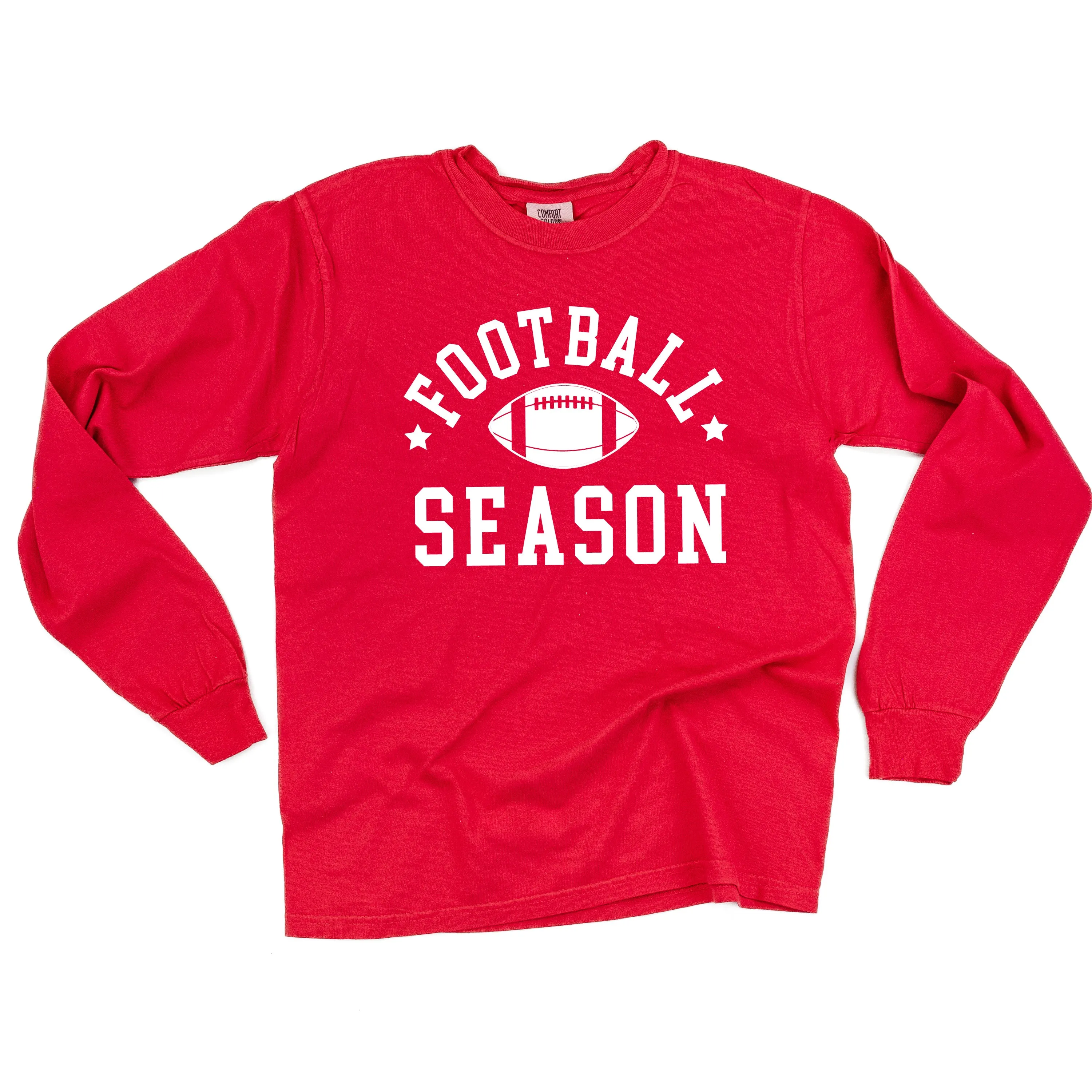 Football Season - LONG SLEEVE COMFORT COLORS TEE