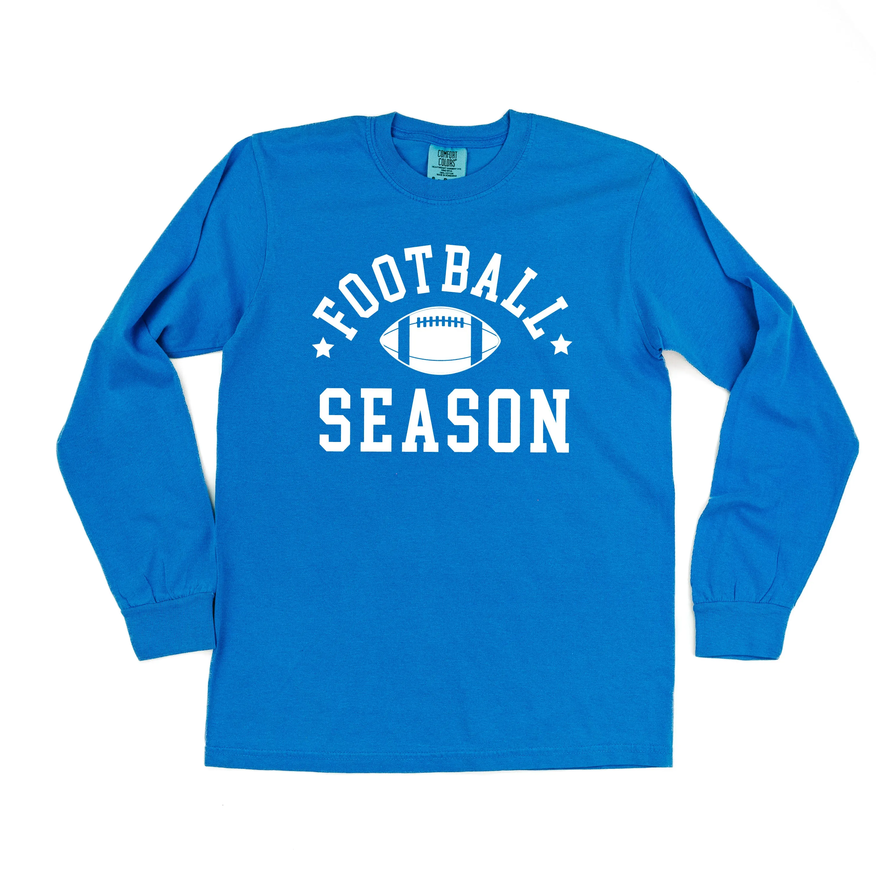 Football Season - LONG SLEEVE COMFORT COLORS TEE