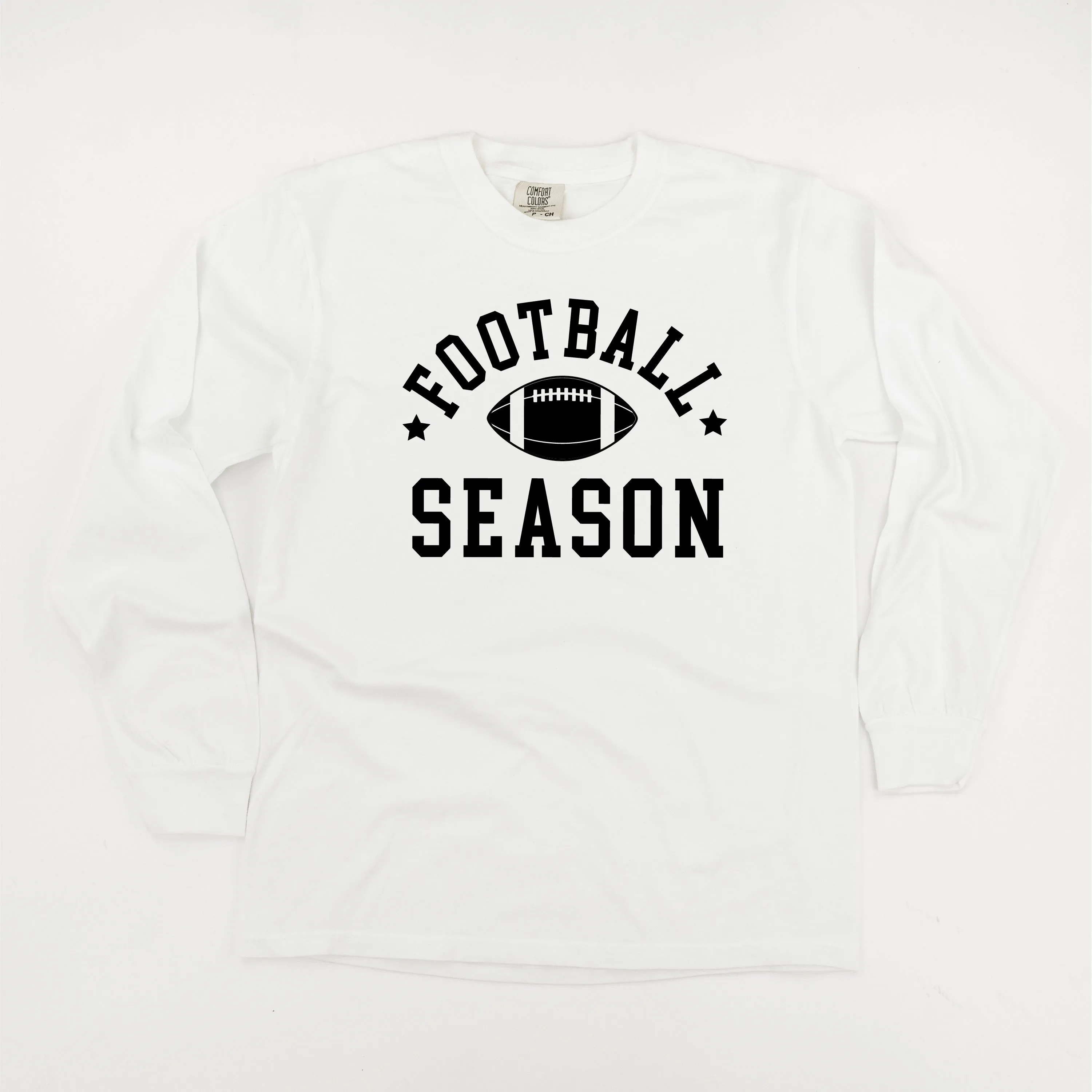 Football Season - LONG SLEEVE COMFORT COLORS TEE