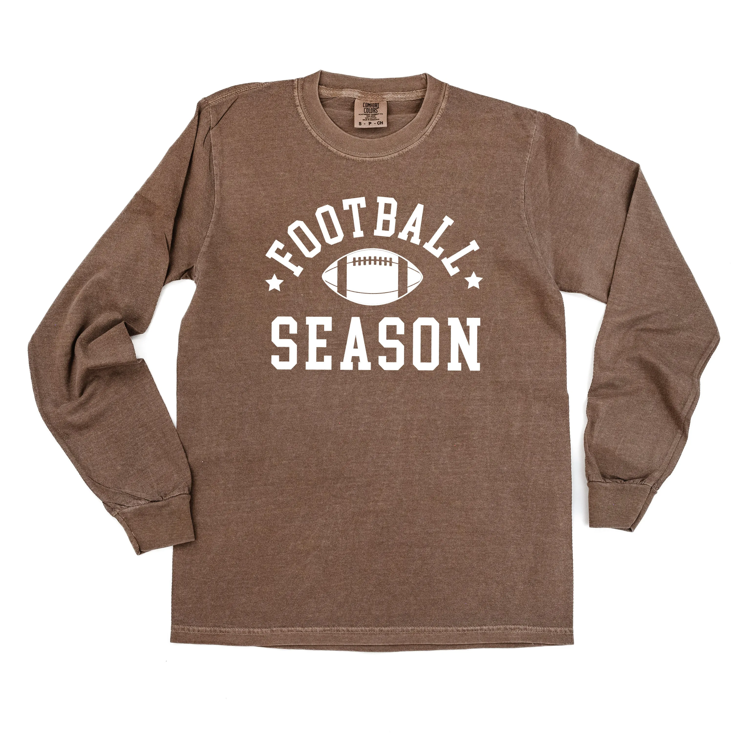 Football Season - LONG SLEEVE COMFORT COLORS TEE