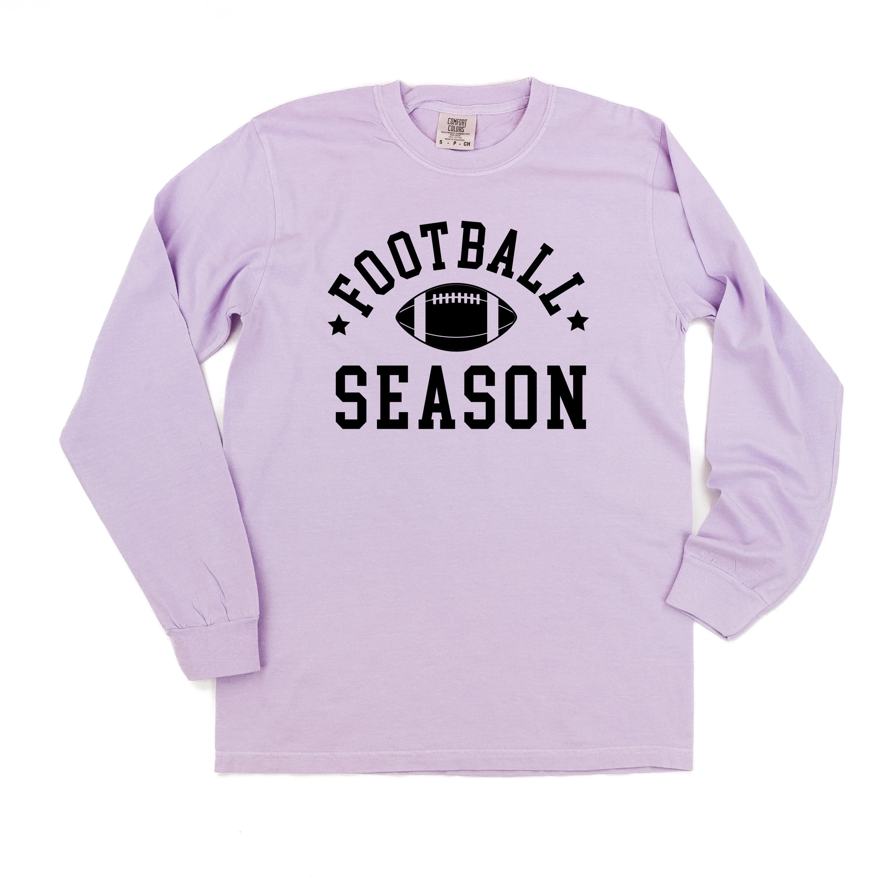 Football Season - LONG SLEEVE COMFORT COLORS TEE