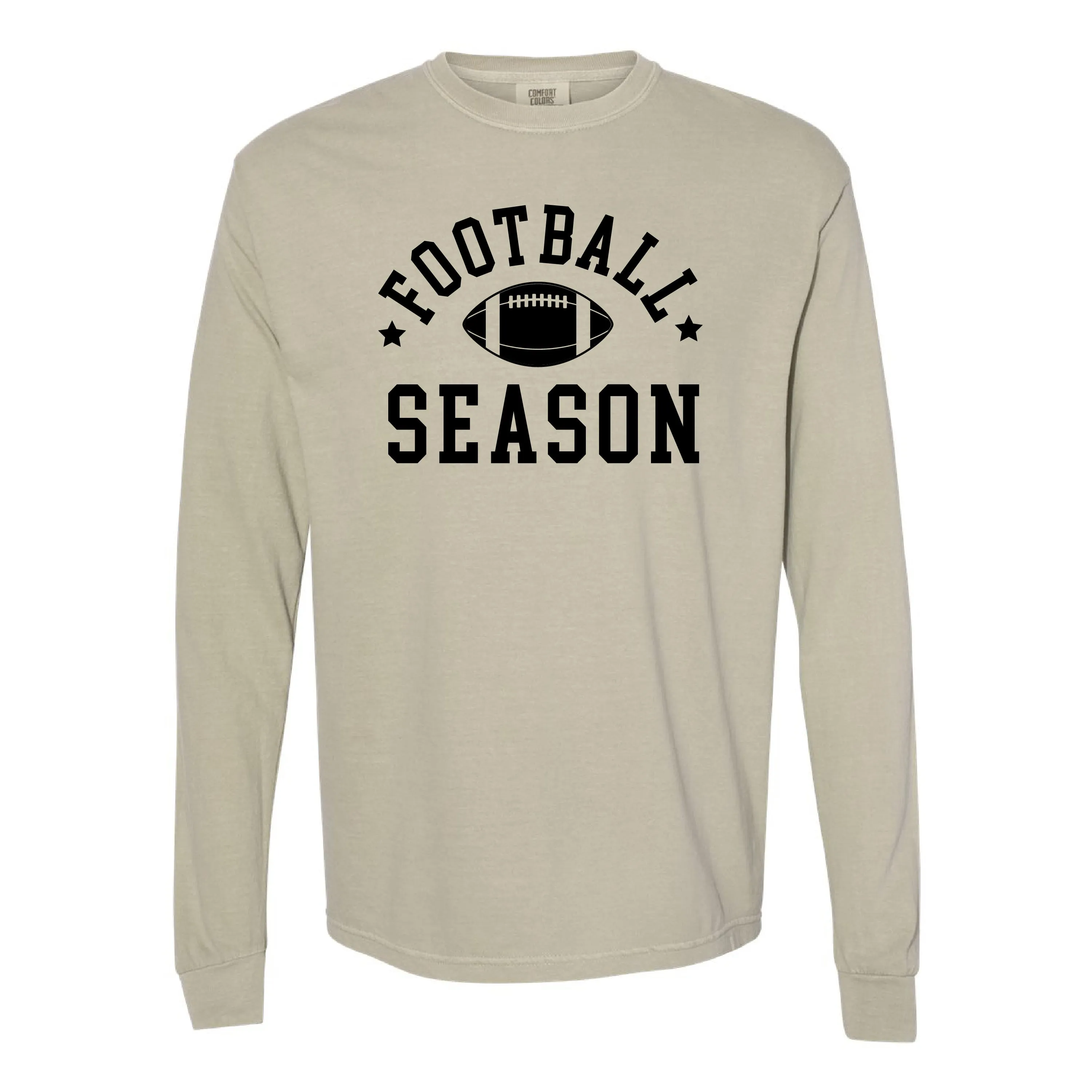 Football Season - LONG SLEEVE COMFORT COLORS TEE