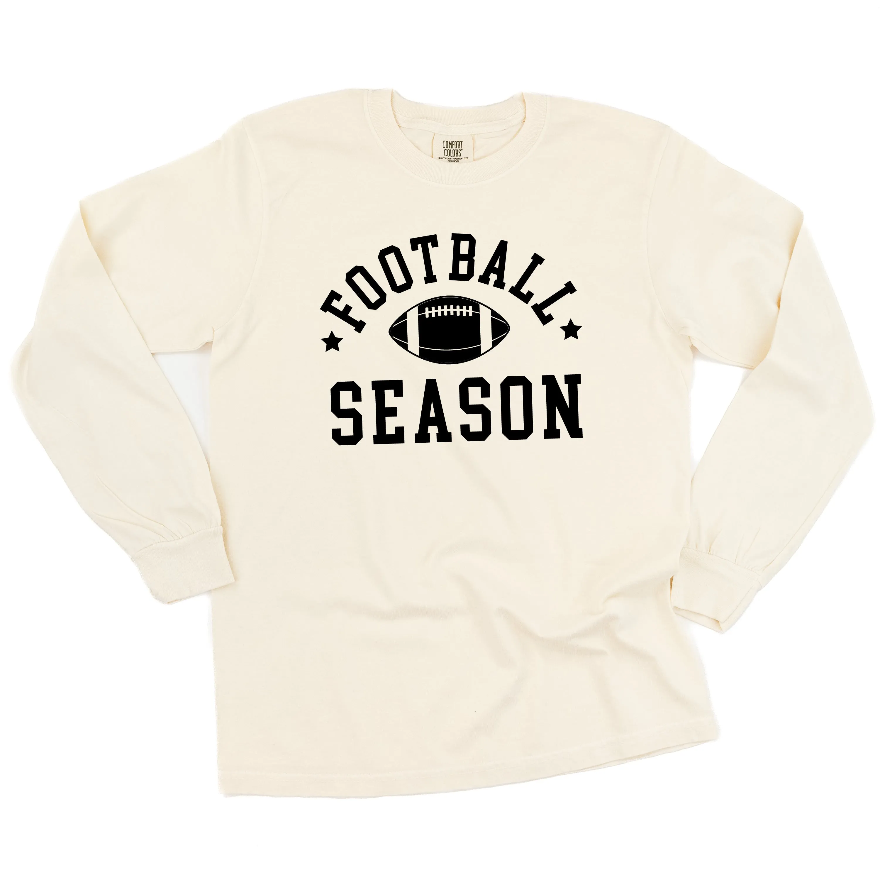 Football Season - LONG SLEEVE COMFORT COLORS TEE