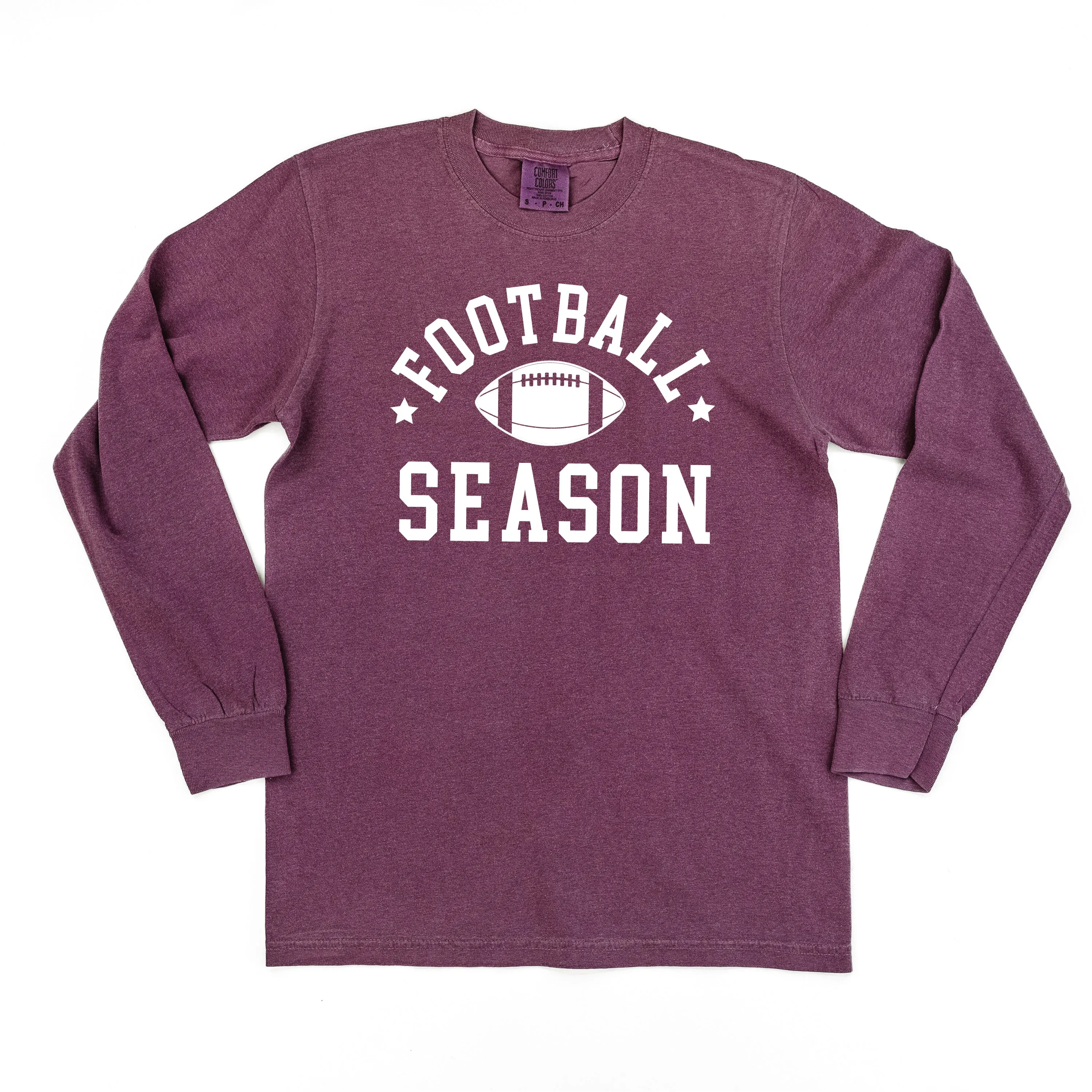 Football Season - LONG SLEEVE COMFORT COLORS TEE