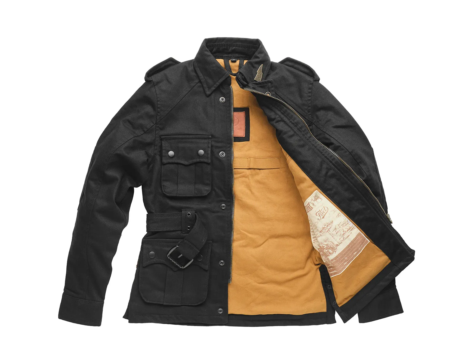 Fuel Motorcycles Safari Ladies Jacket - Black