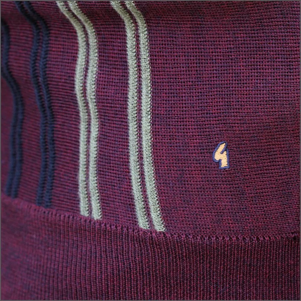 Gabicci M11 Oxblood Crew Neck<>