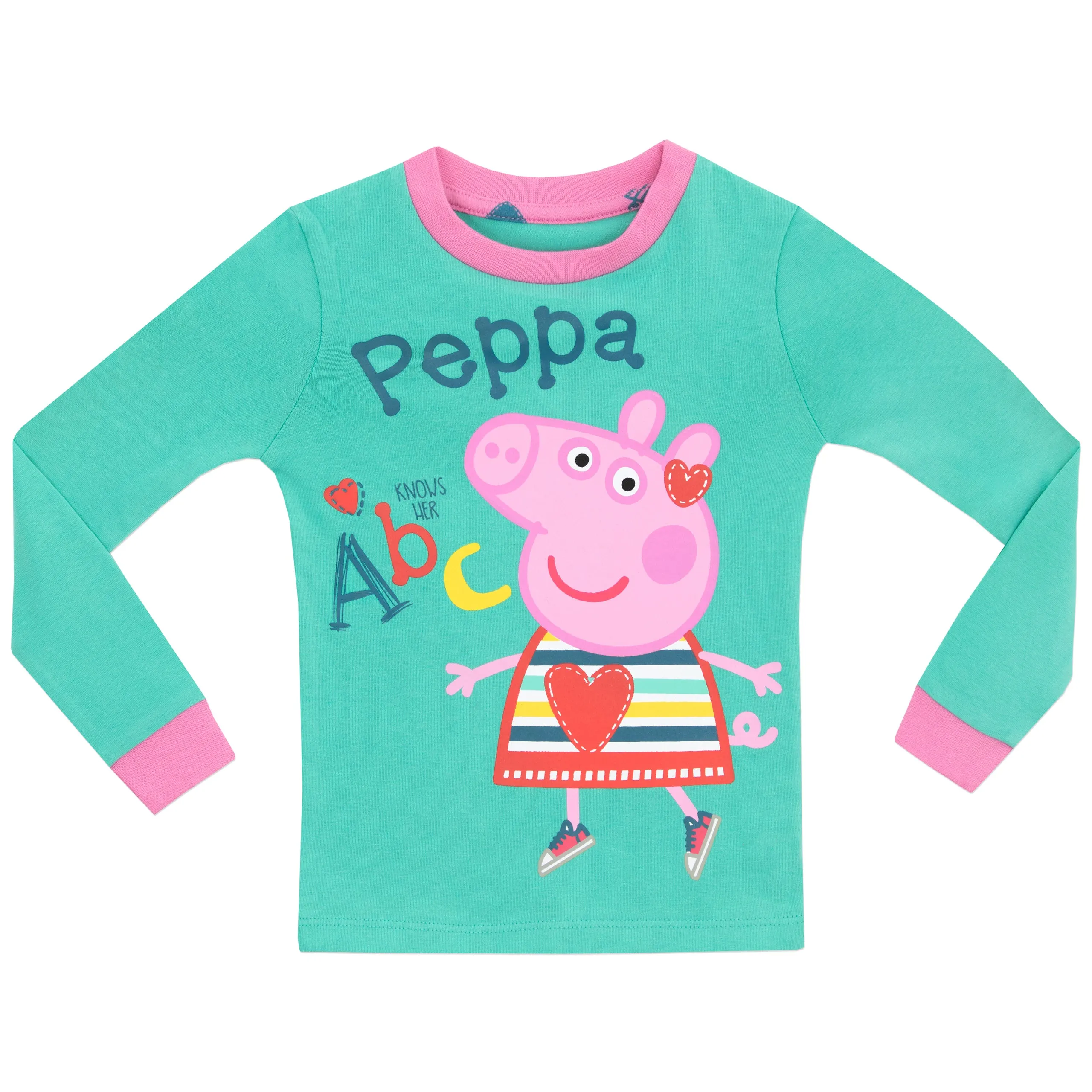 Girls Peppa Pig Pajama Set