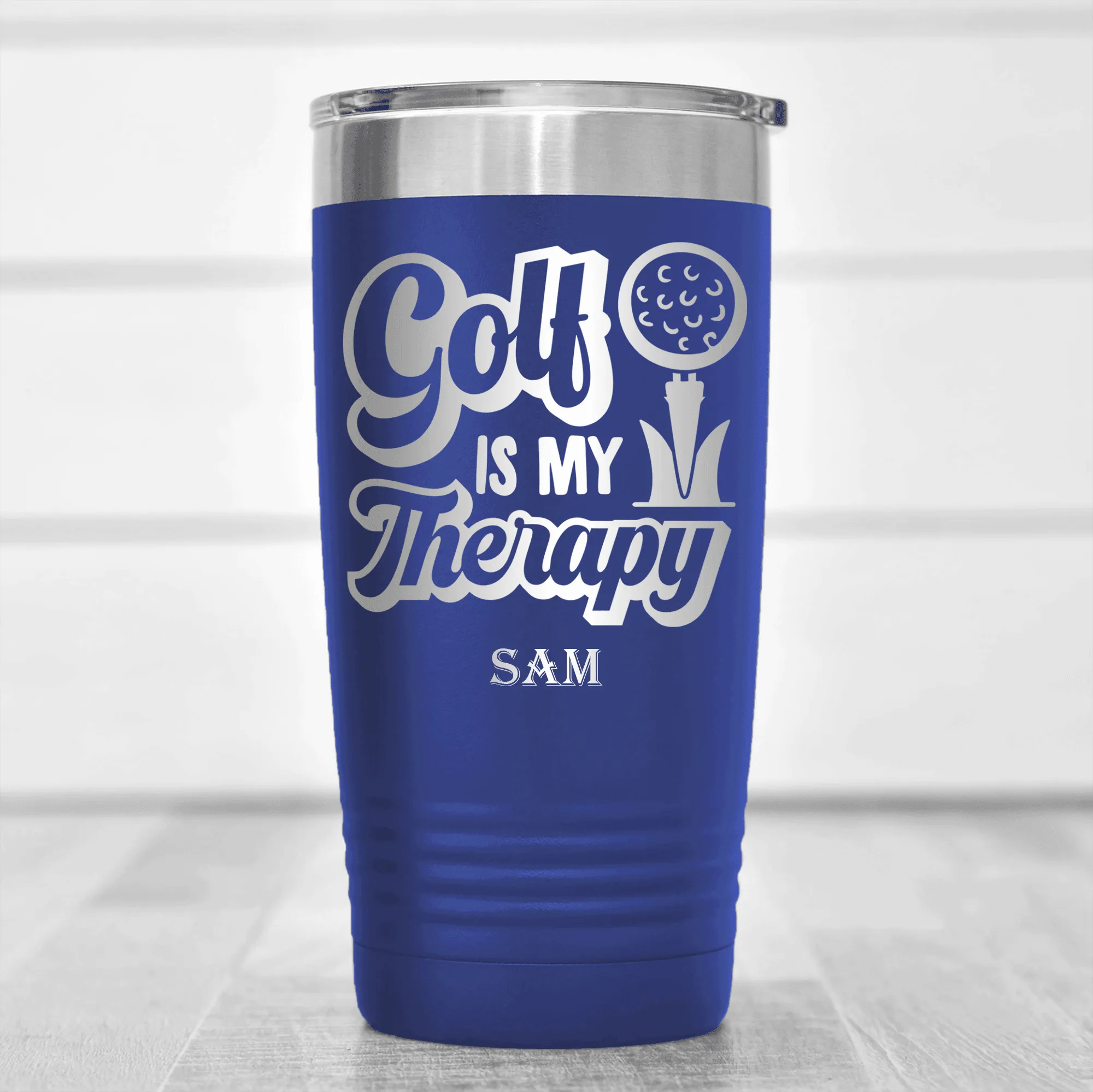 Golf Is My Therapy Tumbler