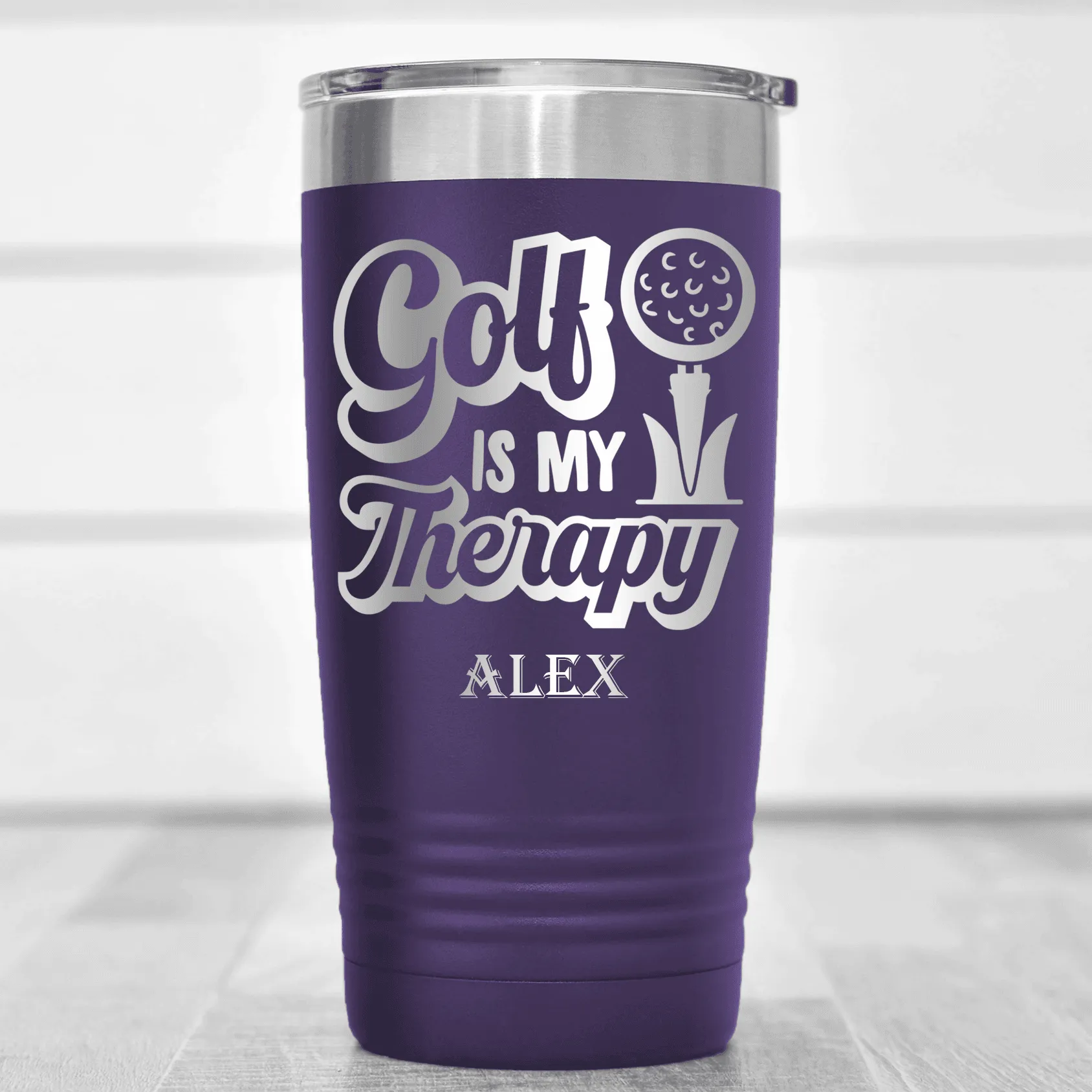 Golf Is My Therapy Tumbler