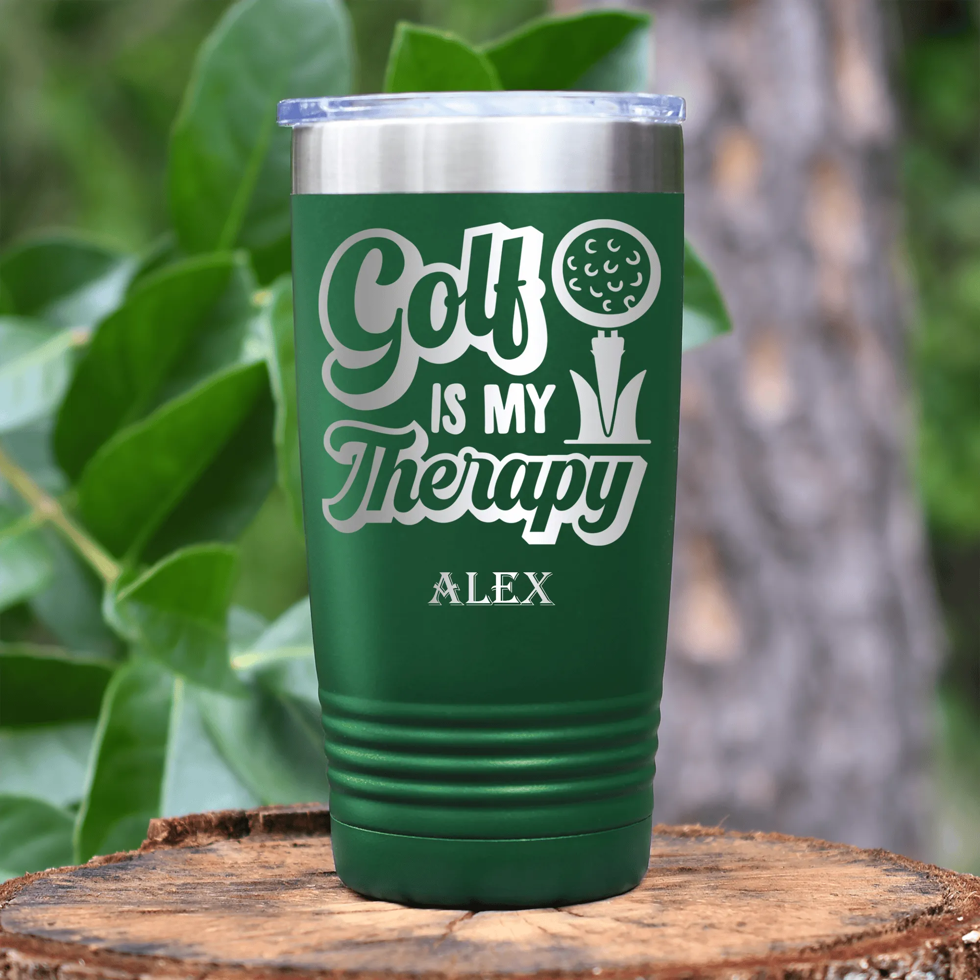 Golf Is My Therapy Tumbler