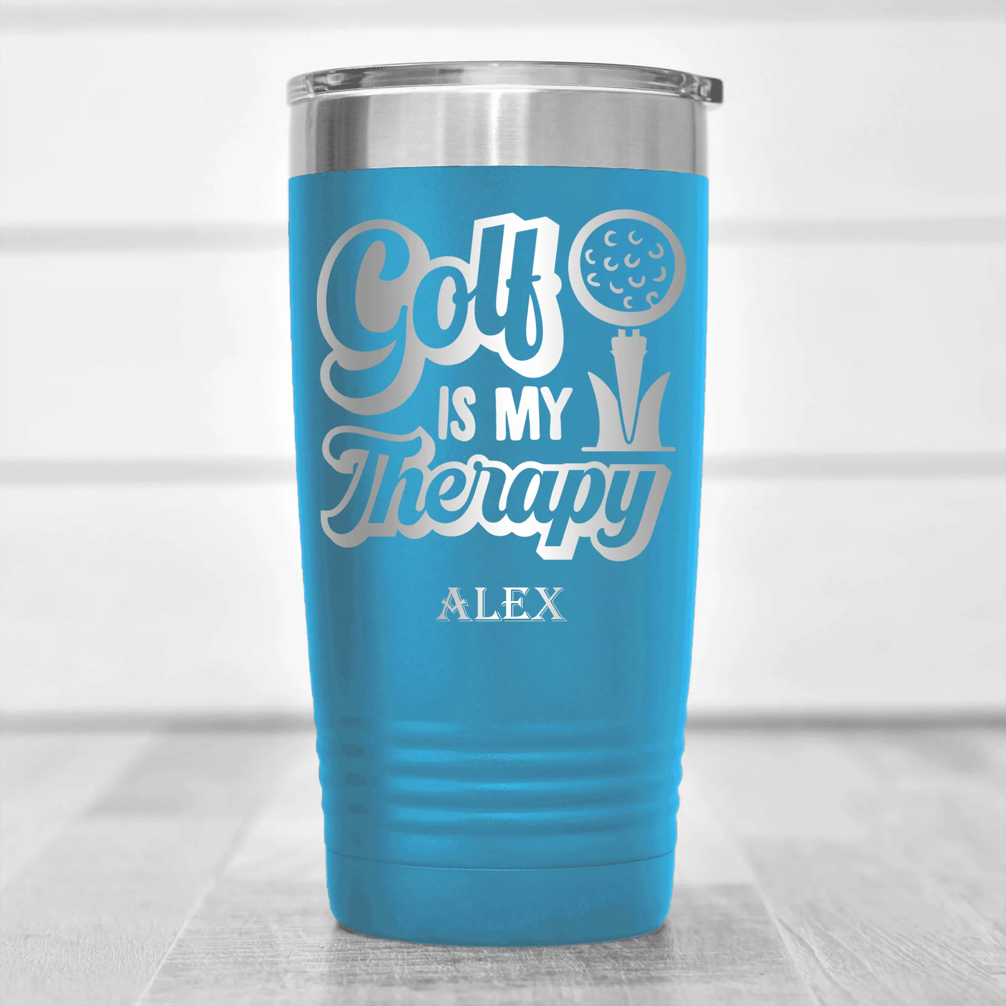 Golf Is My Therapy Tumbler