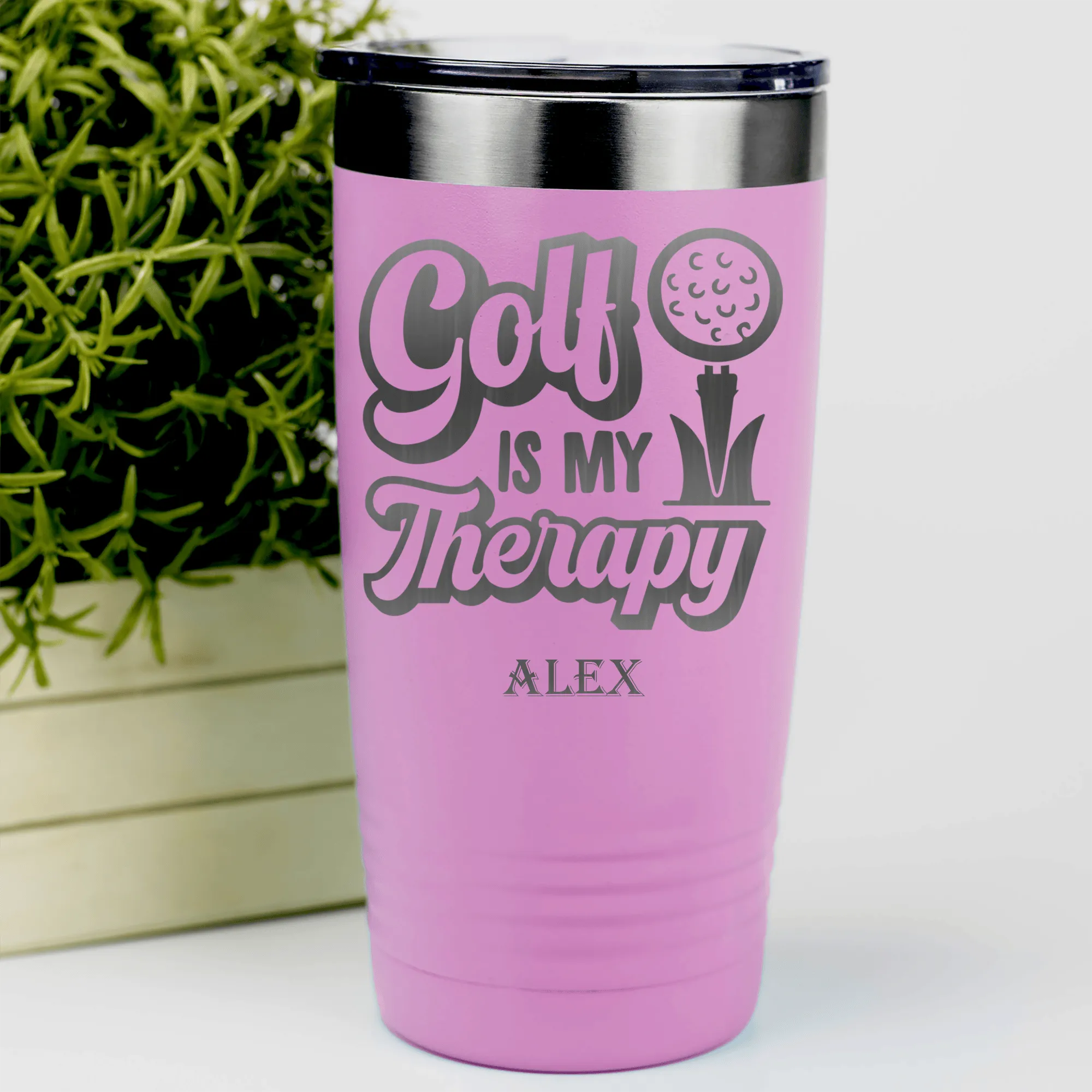 Golf Is My Therapy Tumbler