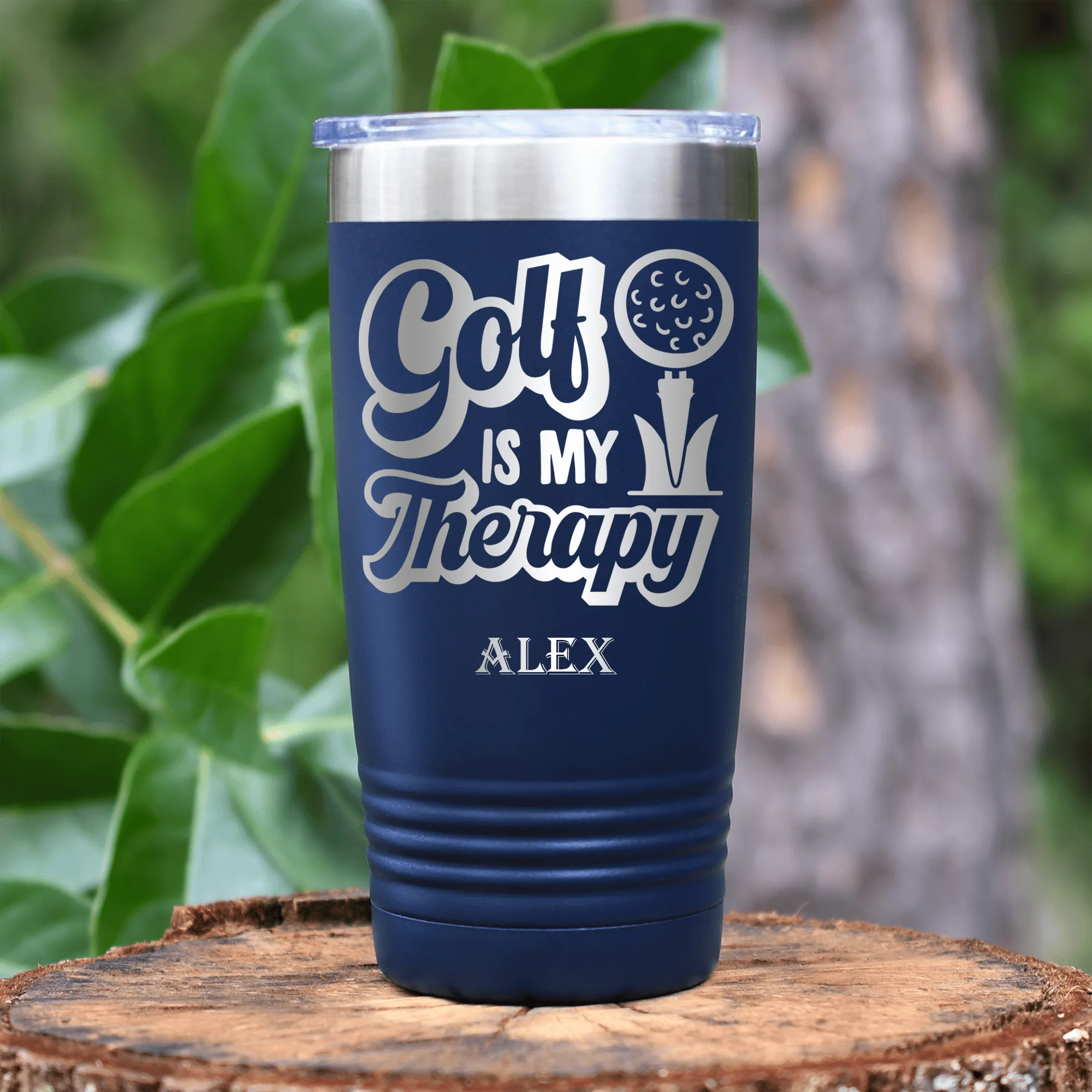 Golf Is My Therapy Tumbler