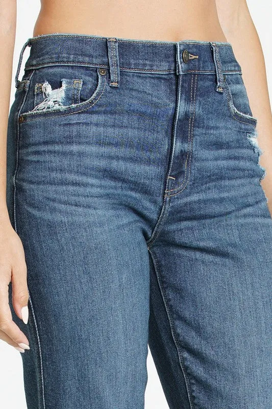 High Rise Boyfriend Jeans