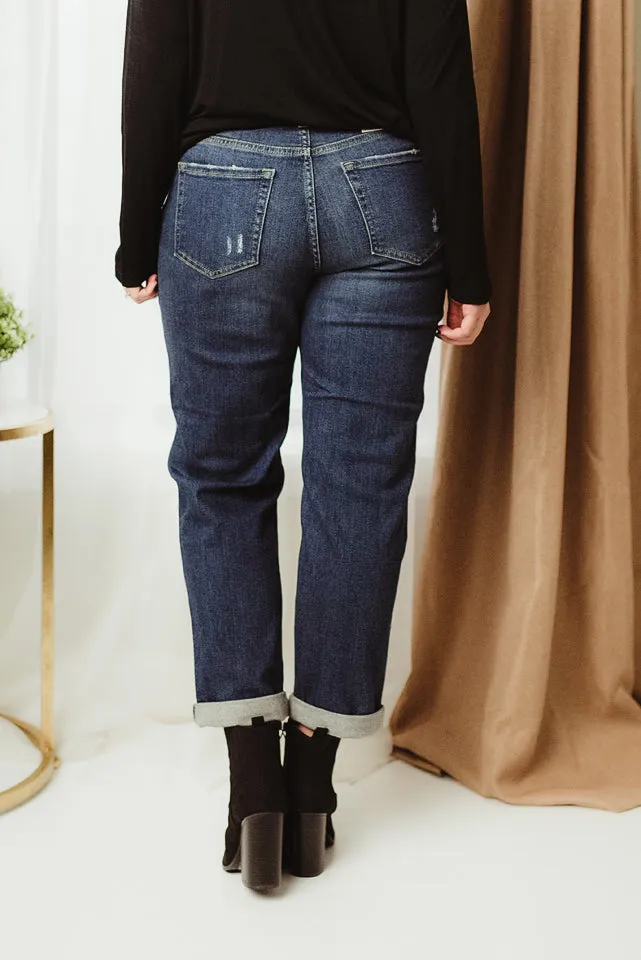 High Rise Boyfriend Jeans