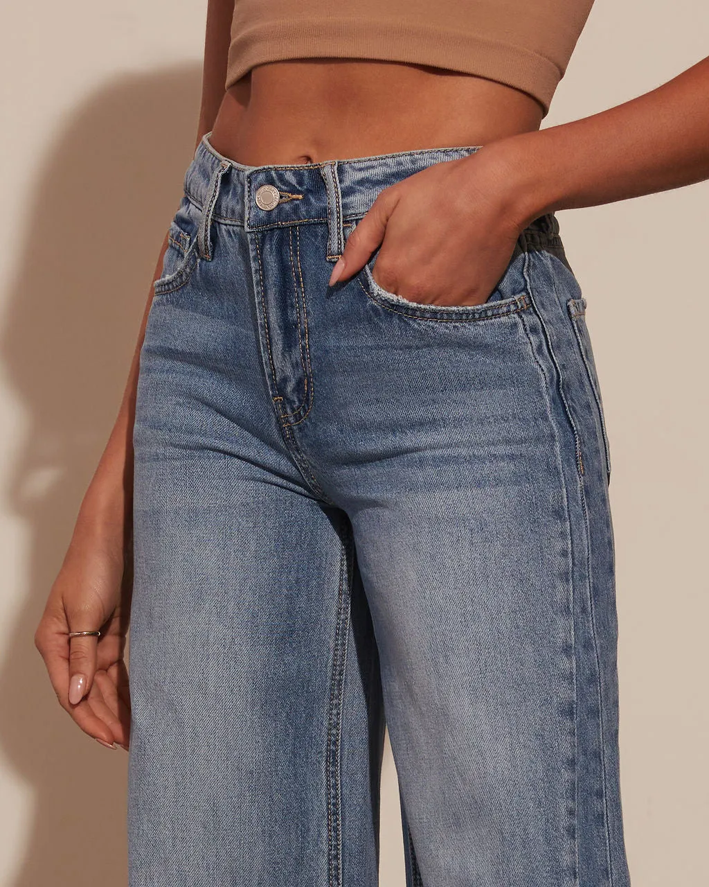 Jayde High Rise Wide Leg Jeans