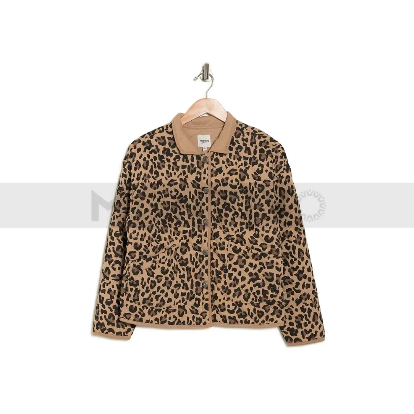 Kensie Animal Skin Quilted Jacket