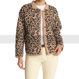 Kensie Animal Skin Quilted Jacket