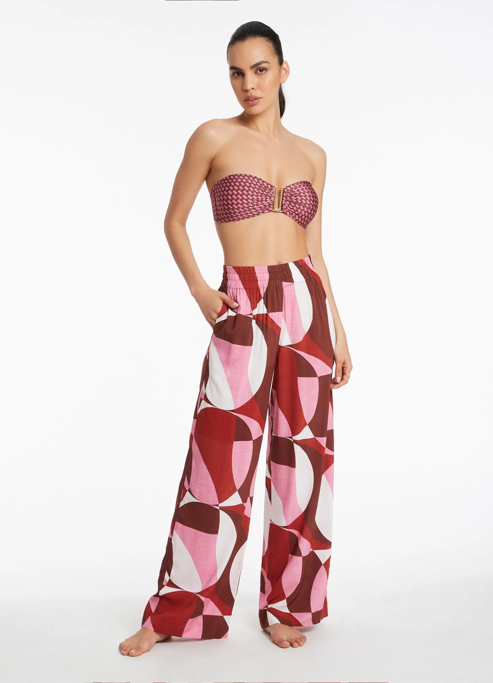 Lalita Wide Leg Pant - Orchid