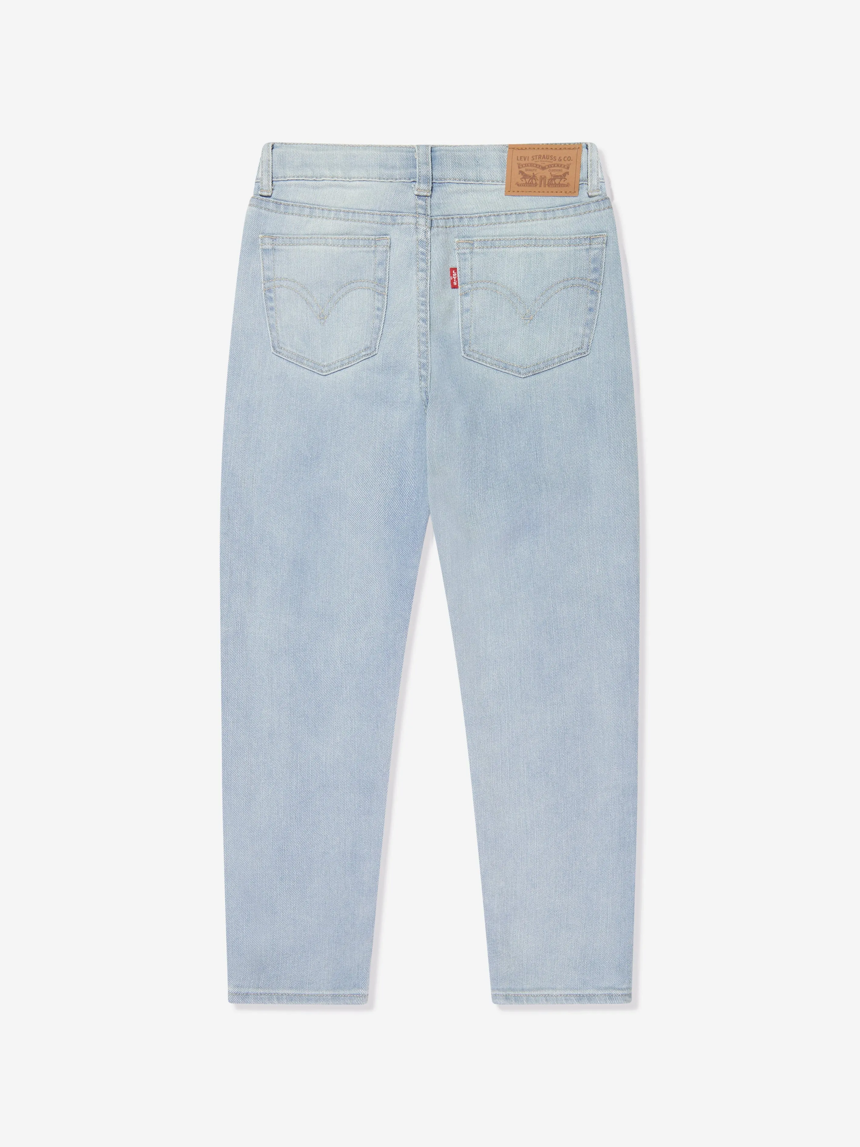 Levi's Wear Girls Mini Mom Jeans in Blue