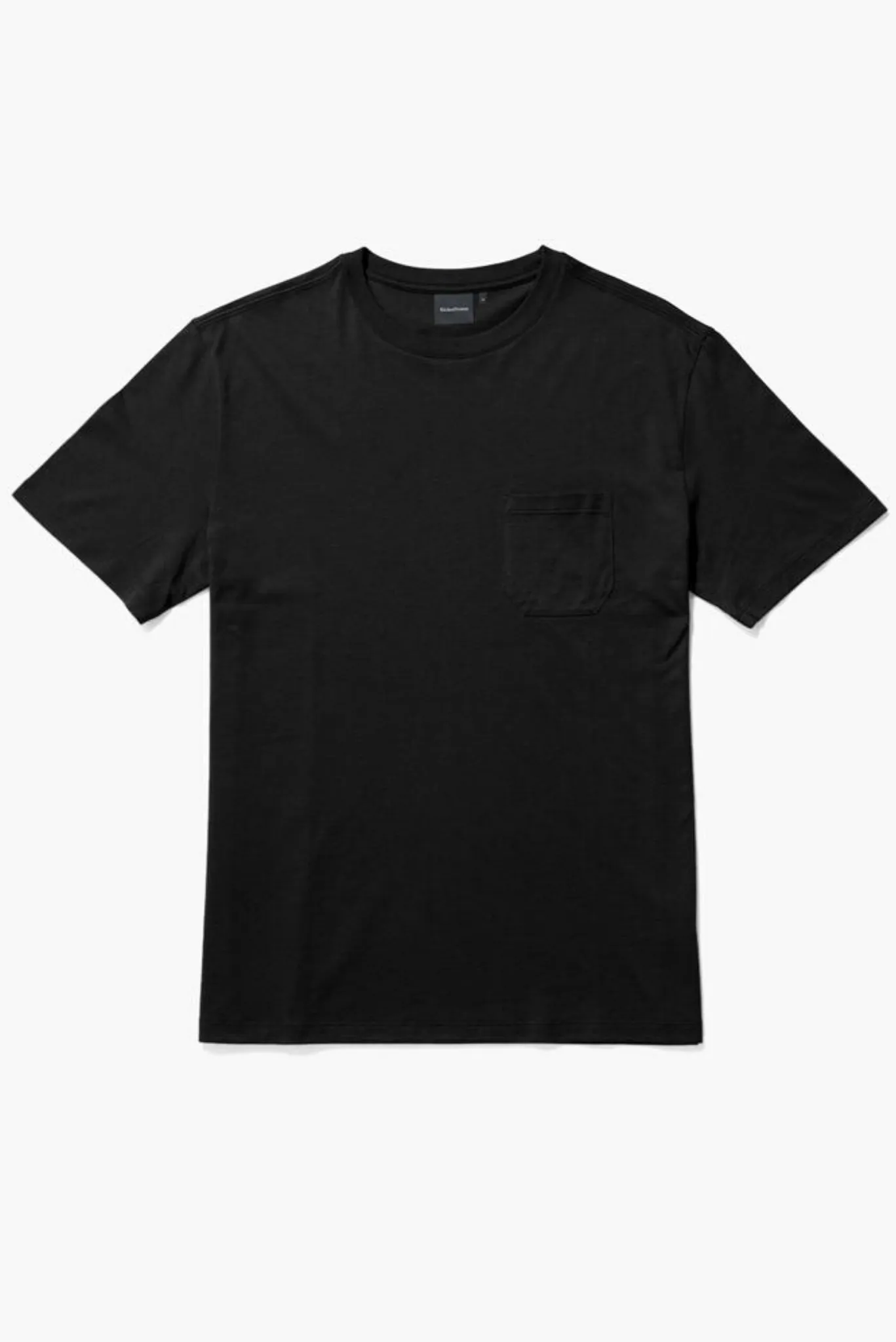 Men's Pima Crew Pocket Tee | Black | Richer Poorer