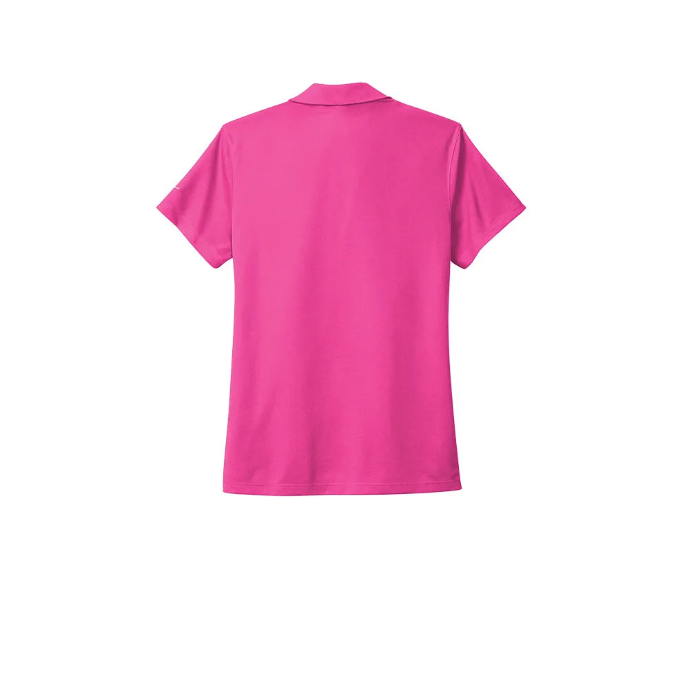 Nike Women's Dri-FIT Micro Pique 2.0 Polo  Short Sleeve - Vivid Pink