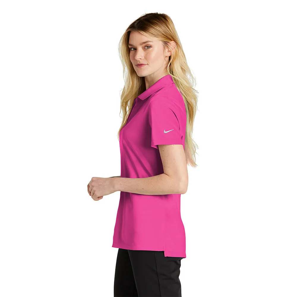 Nike Women's Dri-FIT Micro Pique 2.0 Polo  Short Sleeve - Vivid Pink