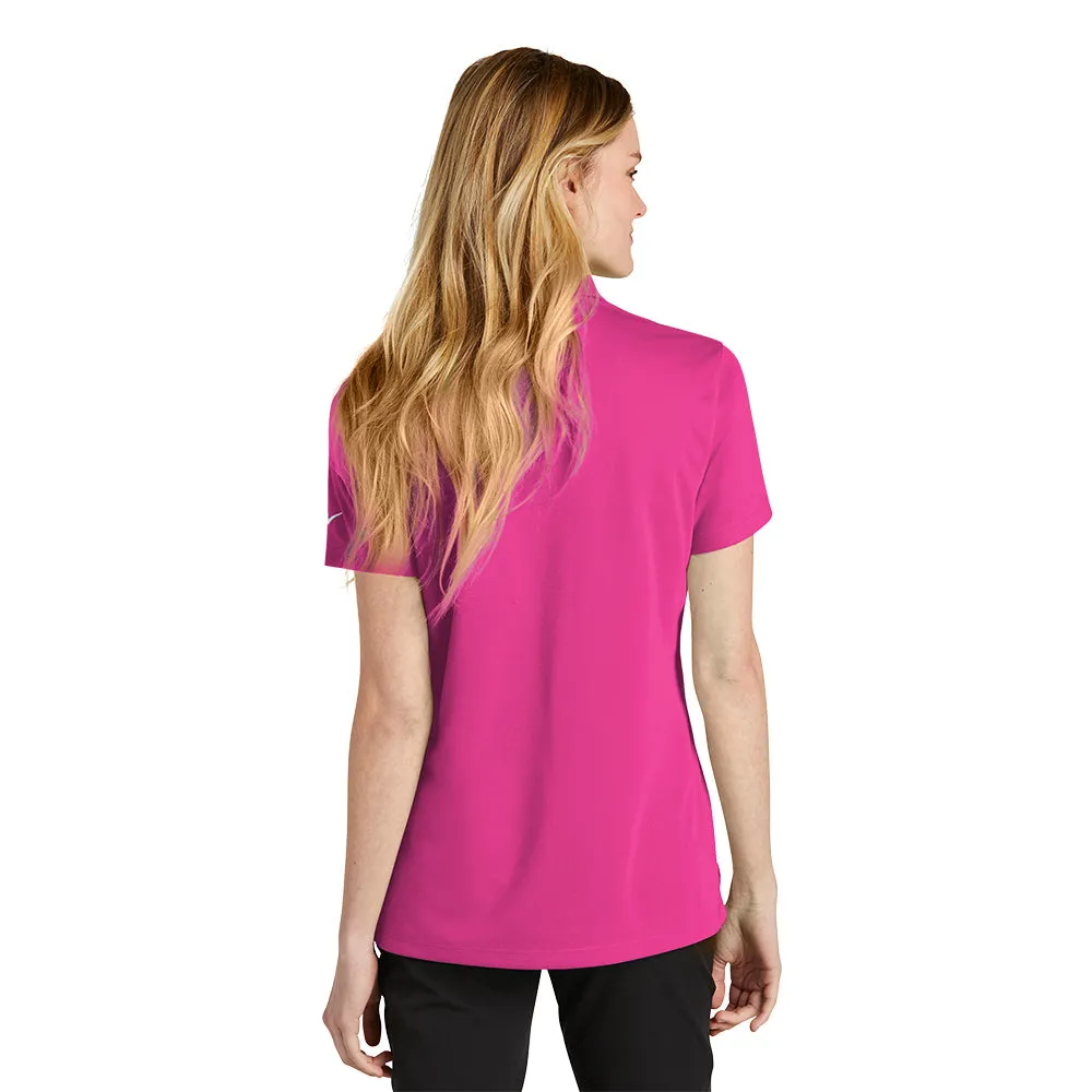 Nike Women's Dri-FIT Micro Pique 2.0 Polo  Short Sleeve - Vivid Pink