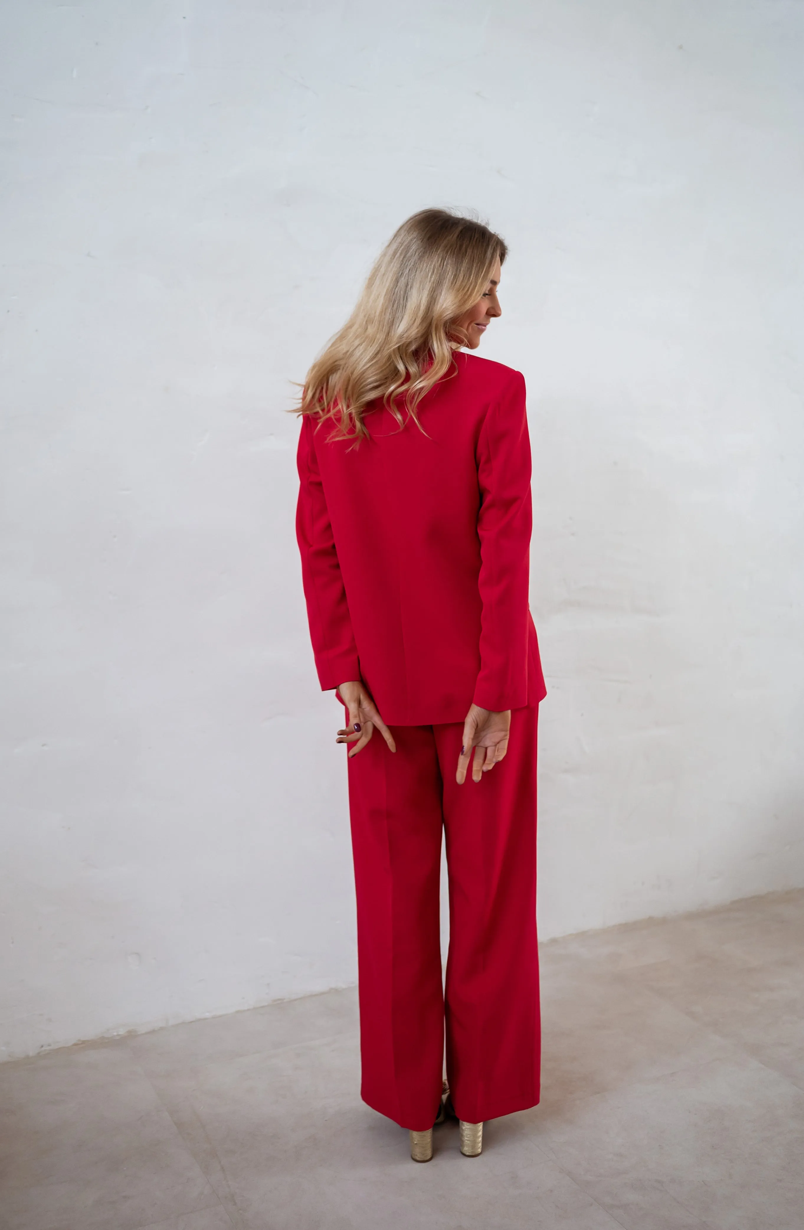 Red Maon Blazer